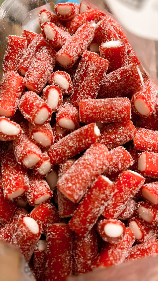 Bulk Sour Strawberry Pencil Bites